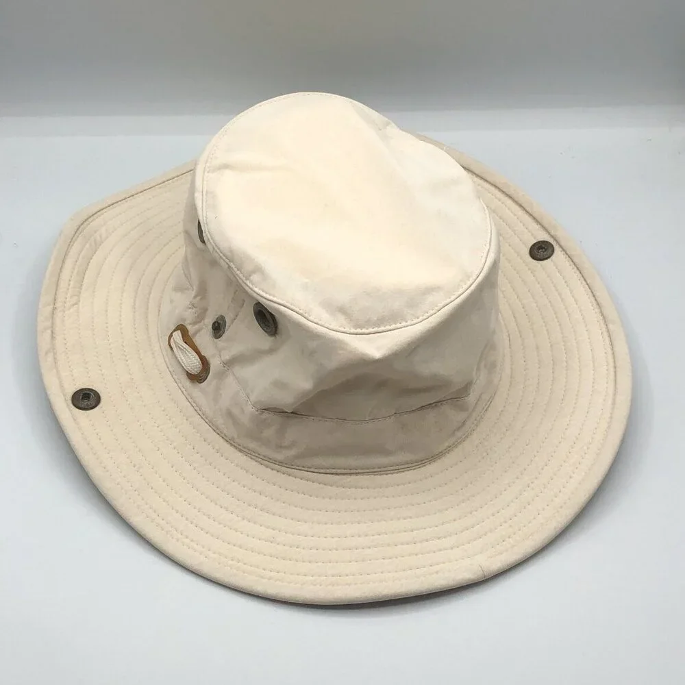 Tilley LT3 Wide Brim Lightweight Hat Sun Outdoor Safari Hiking Size 7 1/8 - Picture 6 of 12